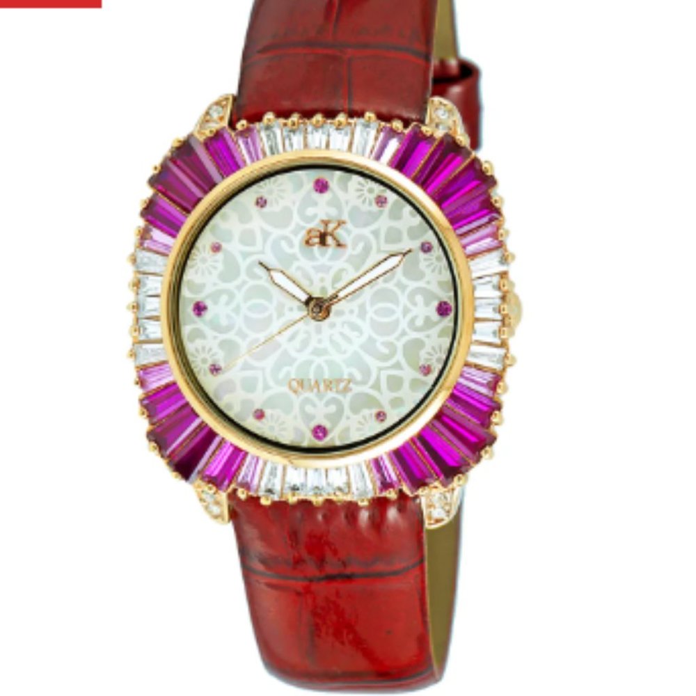 genuine ADEE KAYE Red/White Austrian Crystal - WHY PAY MORE?